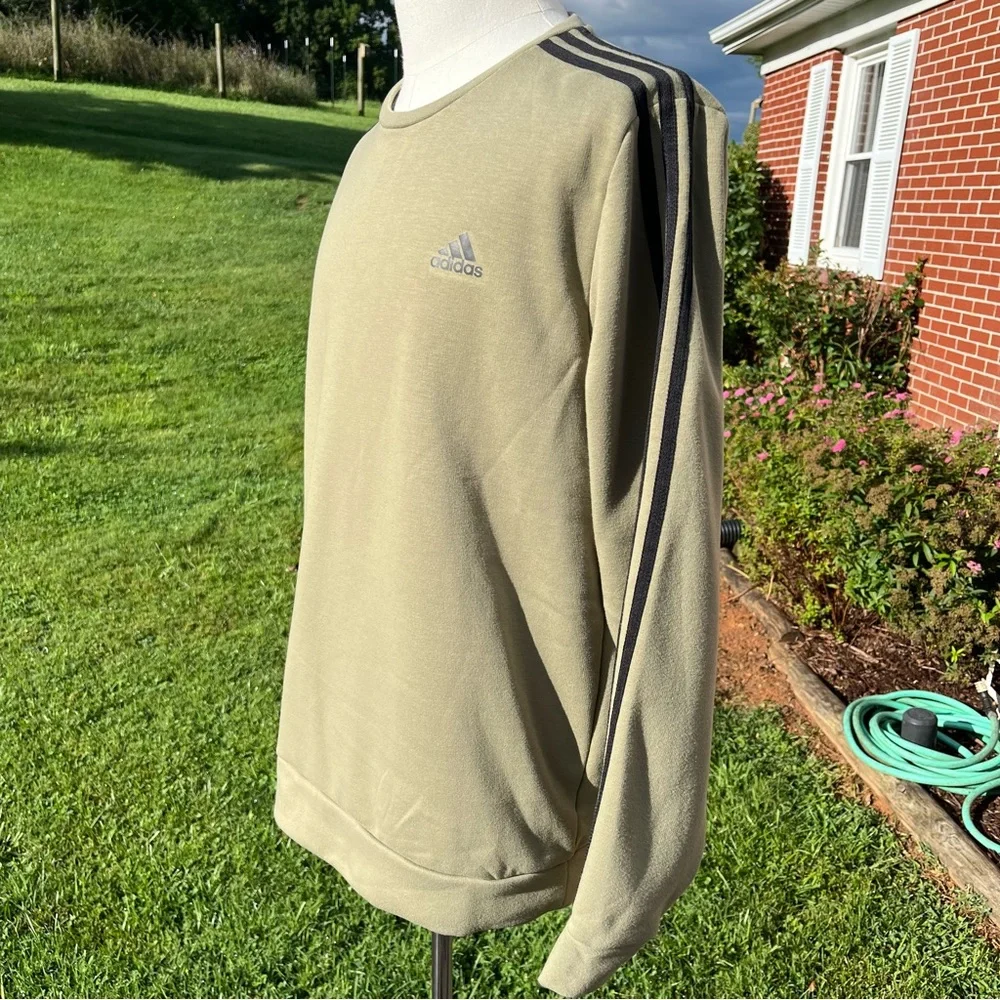 -Adidas "Prime Green" Crew Neck Sweatshirt Men's Size Large EUC - Picture 5 of 8